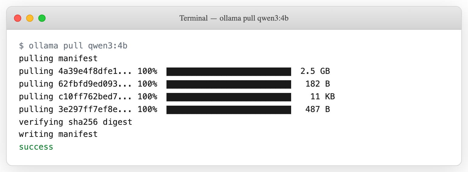 モデルダウンロード完了